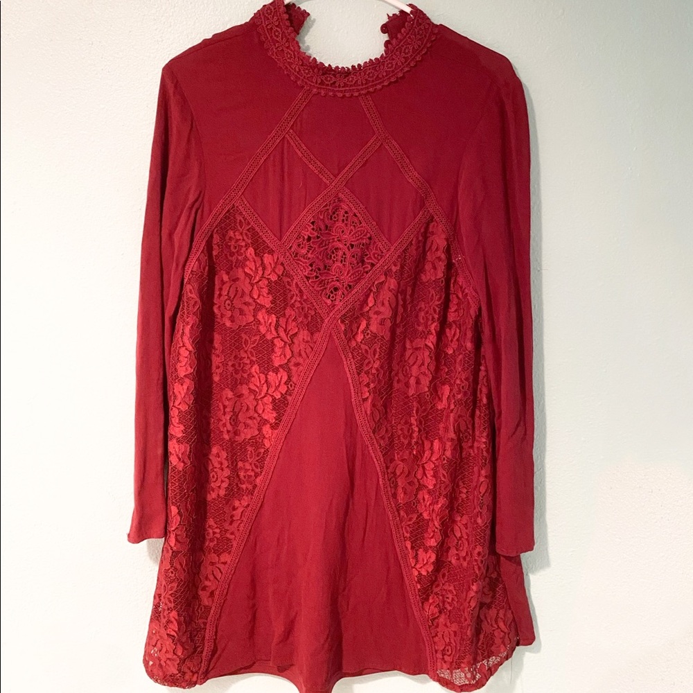 Super pretty maroon dress